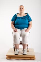 Whole Body Woman Artistic poses White Casual Overweight